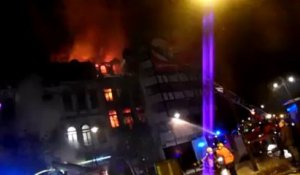 Mons: incendie au café Le Cheminot