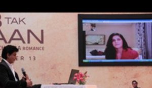 Shahrukh Flirts With Katrina On Video Chat at Jab Tak Hai Jaan Song Launch