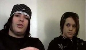 Sonic Syndicate 2008 interview - Robin Sjunnesson and Karin Axelsson (part 1)