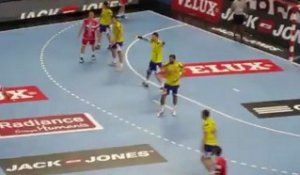 Tir à la hanche - Guillaume Gille - Chambéry vs Kielce