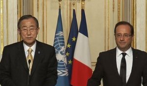 Point de presse avec M. Ban KI-MOON,  Secrétaire général de l'ONU