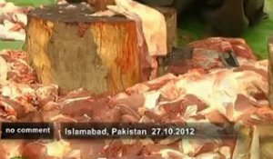 Les Pakistanais fêtent l'Eid al-Adha - no comment