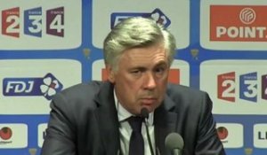 La réaction de Carlo Ancelotti après PSG-OM
