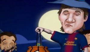 Quand le Barça fête Halloween !