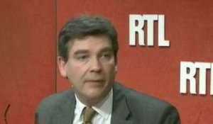 Arnaud Montebourg, ministre du Redressement productif, répondait aux questions des auditeurs de RTL