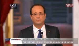 Évènements : Conférence de presse du Président Hollande