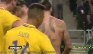 But magnifique lors de Suède - Angleterre de Zlatan Ibrahimovic