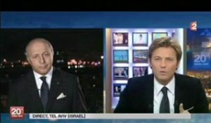 Entretien de Laurent Fabius, avec « France 2 » (Tel-Aviv, 18 novembre 2012)