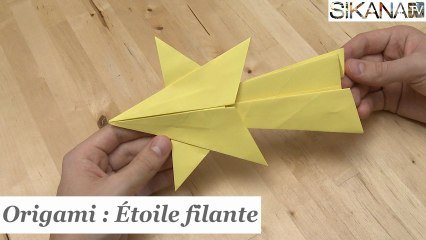 Origami étoile de ninja (shuriken) facile !