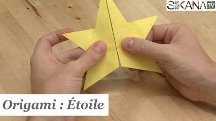 Origami Étoile en papier