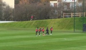 Entrainement du PSG (28/11/12)