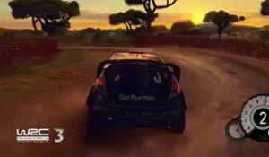 WRC 3 - Gameplay #9 - le Safari en Afrique (DLC)