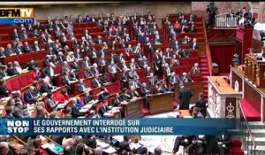 Christiane Taubira chahutée par les députés de l'opposition à l'Assemblée