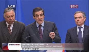 Évènements : Discours de François Fillon à la réception des parlementaires de la majorité