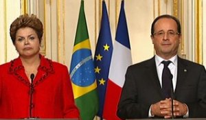 Conférence de presse avec Mme Dilma ROUSSEFF, Présidente de la République Fédérative du Brésil