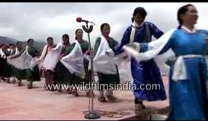 Ladakhi folk dance in Leh!