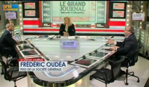 Frédéric Oudéa et Raphaël Hadas-Lebel - 19 décembre - BFM : Le Grand Journal 2/4