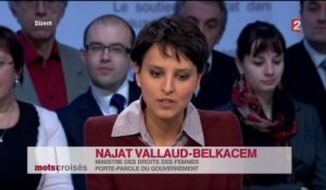Najat Vallaud-Belkacem invitée de "Mots Croisés" sur France 2