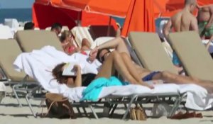 Sofia Vergara et Nick Loeb à la plage à Miami après leur dispute