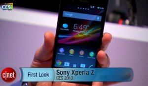 CES 2013 : le Xperia Z, un smartphone Full HD !