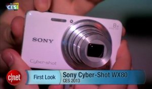 CES 2013 : le tout petit Sony Cyber-shot WX80