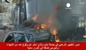 Explosion meurtrière à l'Université d'Alep