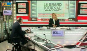 Dominique Baudis et Pierre Gattaz - 16 janvier - BFM : Le Grand Journal 3/4