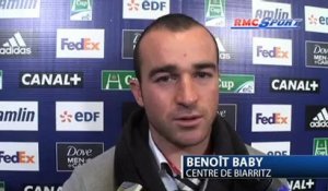 H-Cup / Les réactions de B. Baby et D. Faugeron après Biarritz - Harlequins