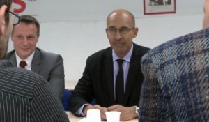 Harlem Désir visite l'usine Michelin de Clermont-Ferrand