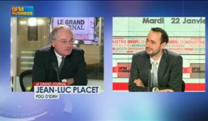 Jean-Luc Placet, PDG d'IDRH - 22 janvier - BFM : Le Grand Journal 3/4
