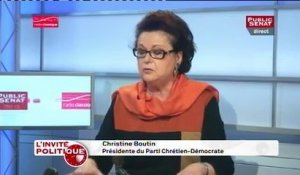 Christine Boutin : "Le problème du mariage homosexuel c’est la fin des Droits de l’Homme"