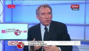 François Bayrou : "[Mali] Si on avait multiplié les conférences, aujourd’hui (...) on aurait un Etat dans l’Afrique de l’Ouest qui serait un deuxième Afghanistan"