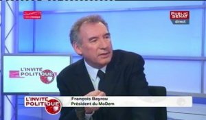 François Bayrou, l'Invité Politique de Public Sénat - 120213