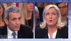 Le match Marine Le Pen - Malek Boutih en moins de 3 minutes
