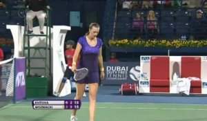 Dubaï - Kvitova atteint la finale