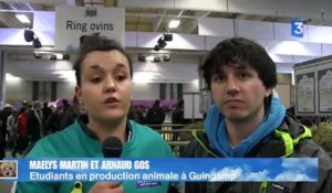 SIA 2013 : Maëlys et Arnaud futurs éleveurs ovins