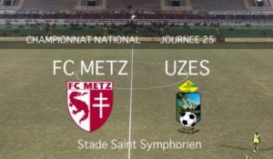 J25 FC METZ Uzès - le résumé