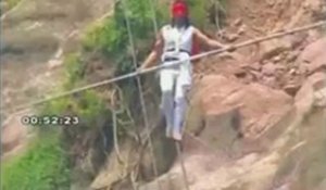 Un funambule survit à une chute de 200 mètres