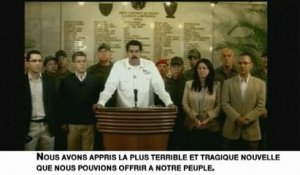 L'annonce de la mort d'Hugo Chavez à la télévision