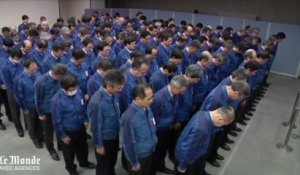 Fukushima : une minute de silence pour les employés de Tepco