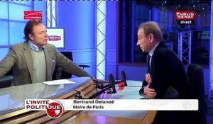 Bertrand Delanoë : "[Neige] J’ai l’impression que le service public a fait le maximum."