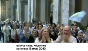 Scènes de liesse en Argentine après l'élection du pape François