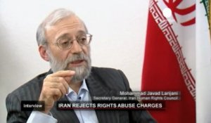 Mohammad Larijani, responsable du Haut-conseil iranien...