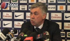 Conférence de presse de Carlo Ancelotti avant Saint-Etienne-PSG
