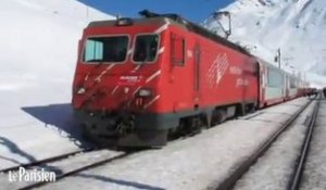 A bord de l'incroyable train des glaciers