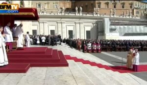 Le pape François reçoit les attributs de la papauté - 19/03