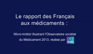 Micro trottoir : Le rapport des Français aux médicaments (2013)