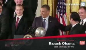 Zap' Sport : Obama, quel joueur de tête !