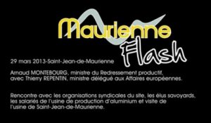 Maurienne Flash " spécial Rio Tinto Alcan site de Saint Jean de Maurienne"