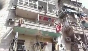 Syrie : bombardement meurtrier à Alep et violents combats à Damas